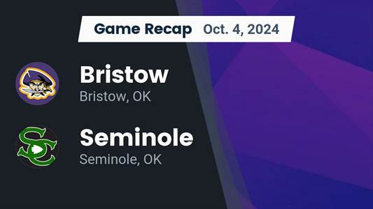 Football Recap: Bristow Piles Up the Points Against Mannford