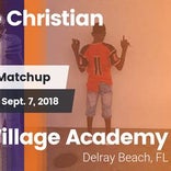 Football Game Recap: Cambridge Christian vs. Village Academy