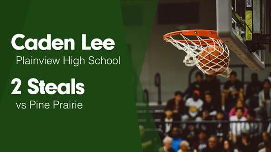 Caden Lee Game Report: vs South Cameron