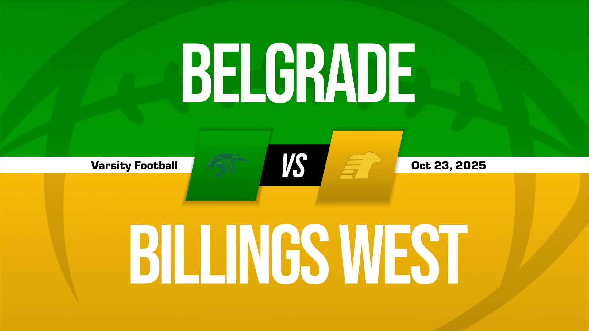 Football Game Preview: Billings West Golden Bears vs. Great Falls Bison + How To Watch