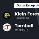 Football Game Recap: Klein Forest Eagles vs. Tomball Cougars