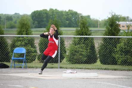 Jackie Leppelmeier might be from a small town, but her prowess when it comes to throws is big-time.