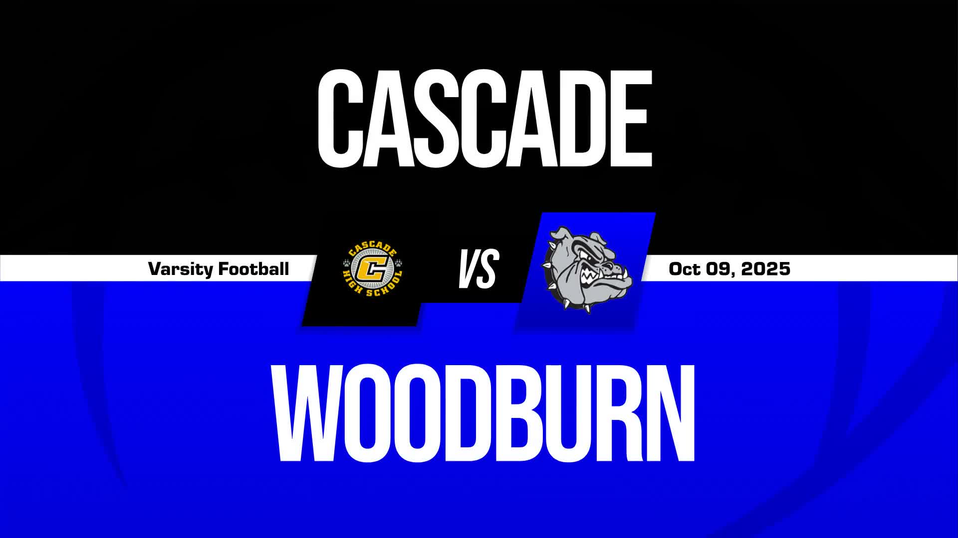 Football Recap: Cascade Piles Up the Points Against Woodburn + How To Watch