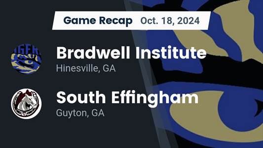 Football Recap: South Effingham Comes Up Short