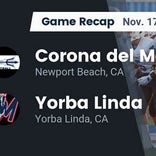 Football Game Recap: Yorba Linda Mustangs vs. Corona del Mar Sea Kings