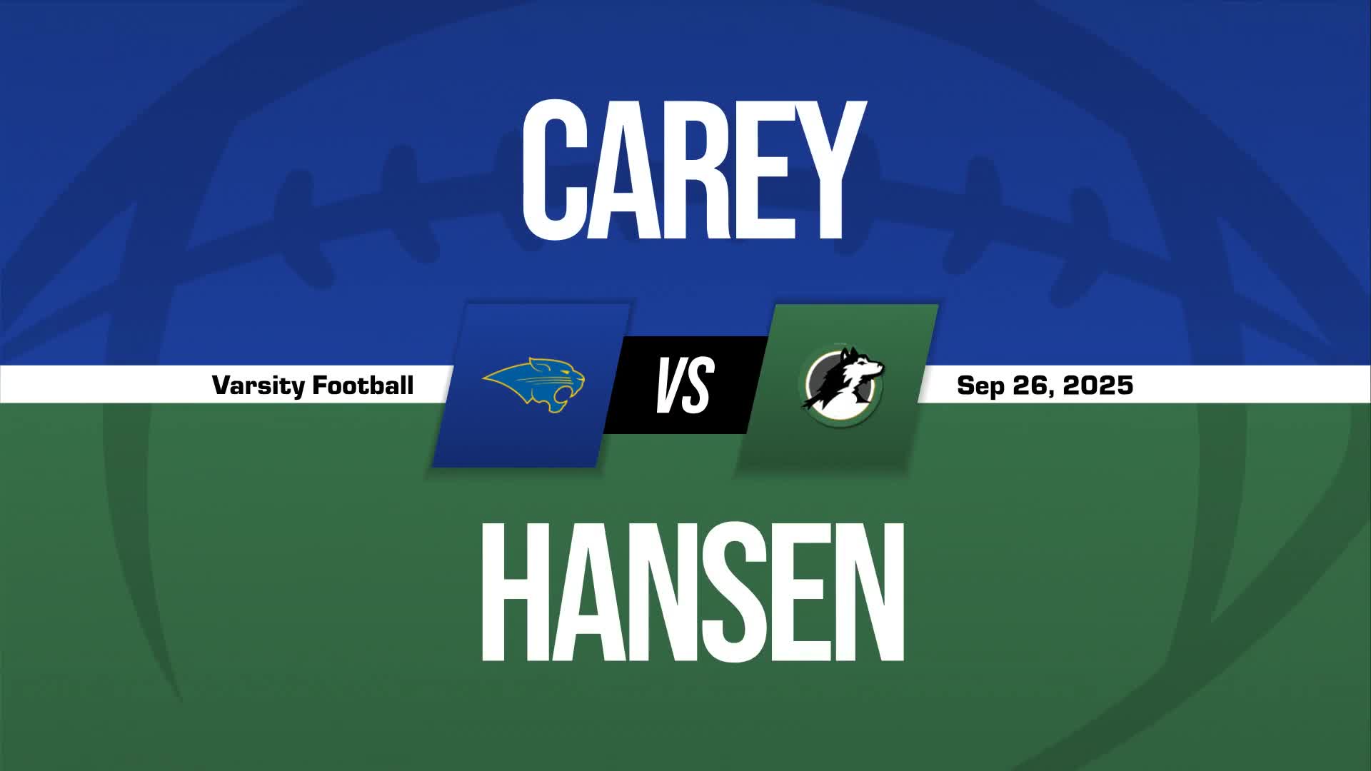 Football Game Preview: Hansen Huskies vs. Dietrich Blue Devils