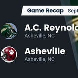 A.C. Reynolds pile up the points against McDowell