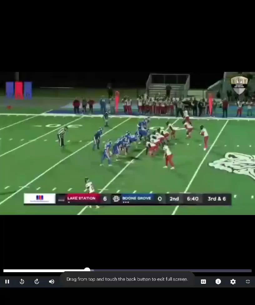 Football Recap: Lake Station Edison Has No Trouble Against Boone Grove