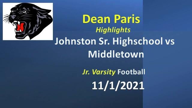 Football Recap: Johnston Comes Up Short  on the Road Against Nor