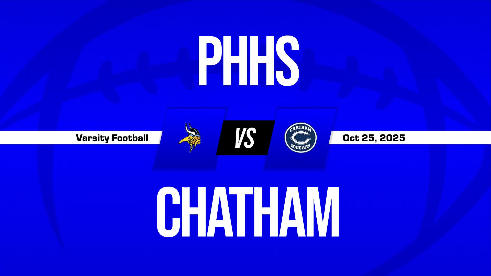 Football Recap: Chatham's Luck Takes a Turn for the Worse  on Friday