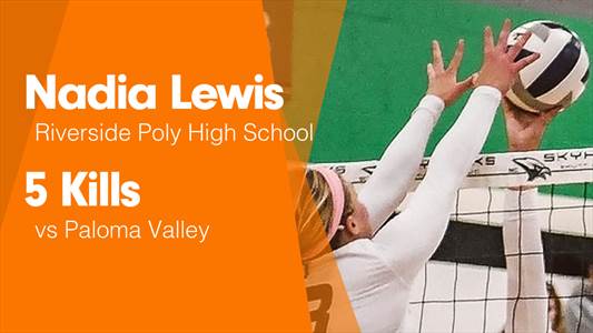 Nadia Lewis Game Report: vs Valley View
