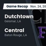 Zachary vs. Dutchtown