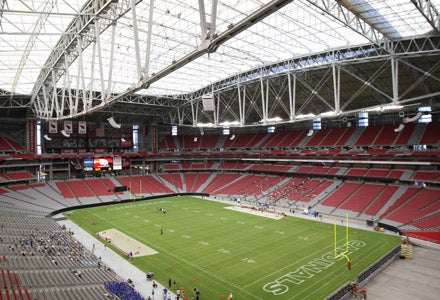 There's no denying the University of Phoenix Stadium is a sight to behold.