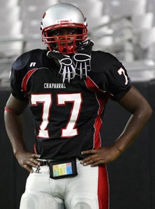 Jarvis Lewis suited up but did not
play while his transfer to Chaparral
is being investigated.