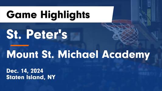 Basketball Game Preview: St. Peter's Eagles vs. Iona Prep Gaels