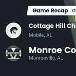 Football Game Recap: Cottage Hill Christian Academy Warriors vs. Monroe County Tigers