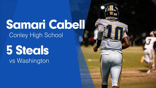 Samari Cabell Game Report: @ Washington