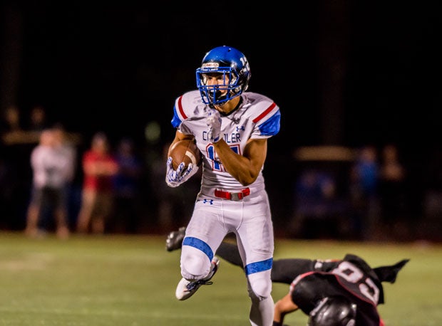 Chandler's Gunner Romney is action earlier this season.