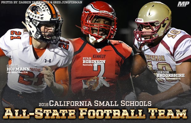 CA 2016 Small Schools All-State FB Team