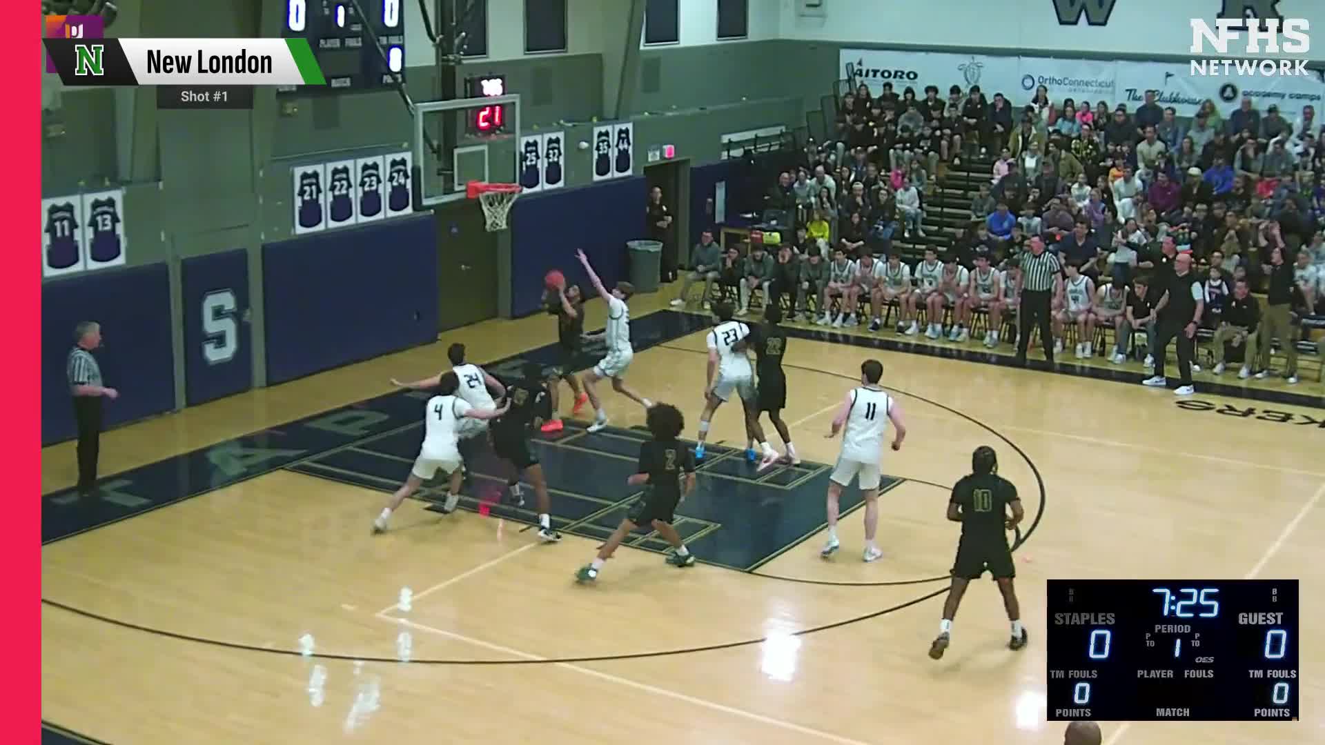 Basketball Recap: New London's Loss Ends Eight-Game Winning Streak on the Road + How To Watch