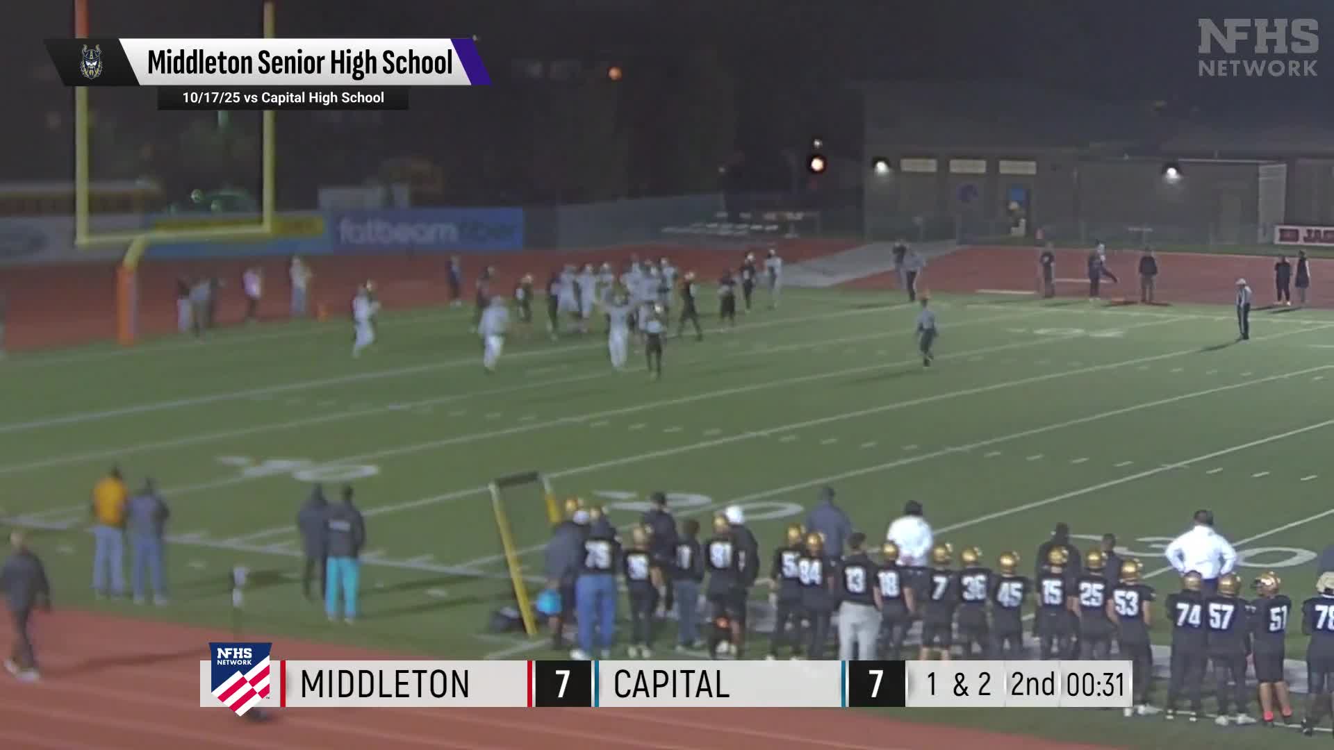 Football Recap: Middleton Piles Up the Points Against Capital + How To Watch