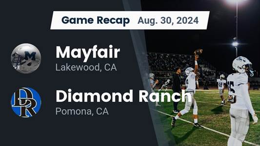 Football Game Recap: Diamond Ranch Comes Up Short