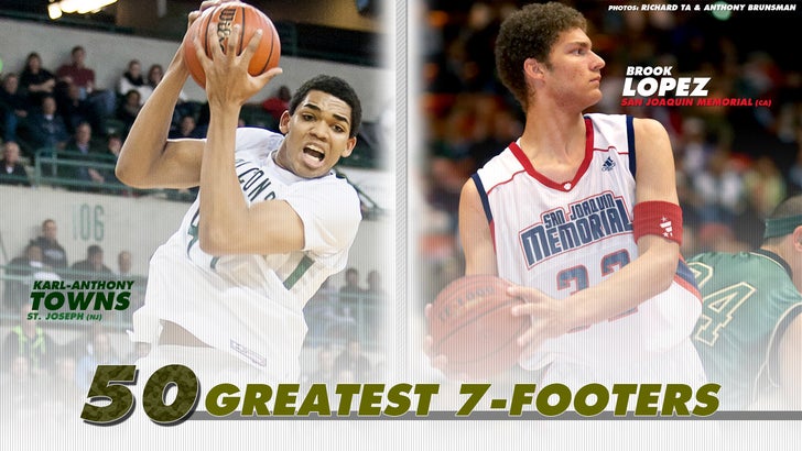 Top 50 7-footers of all-time