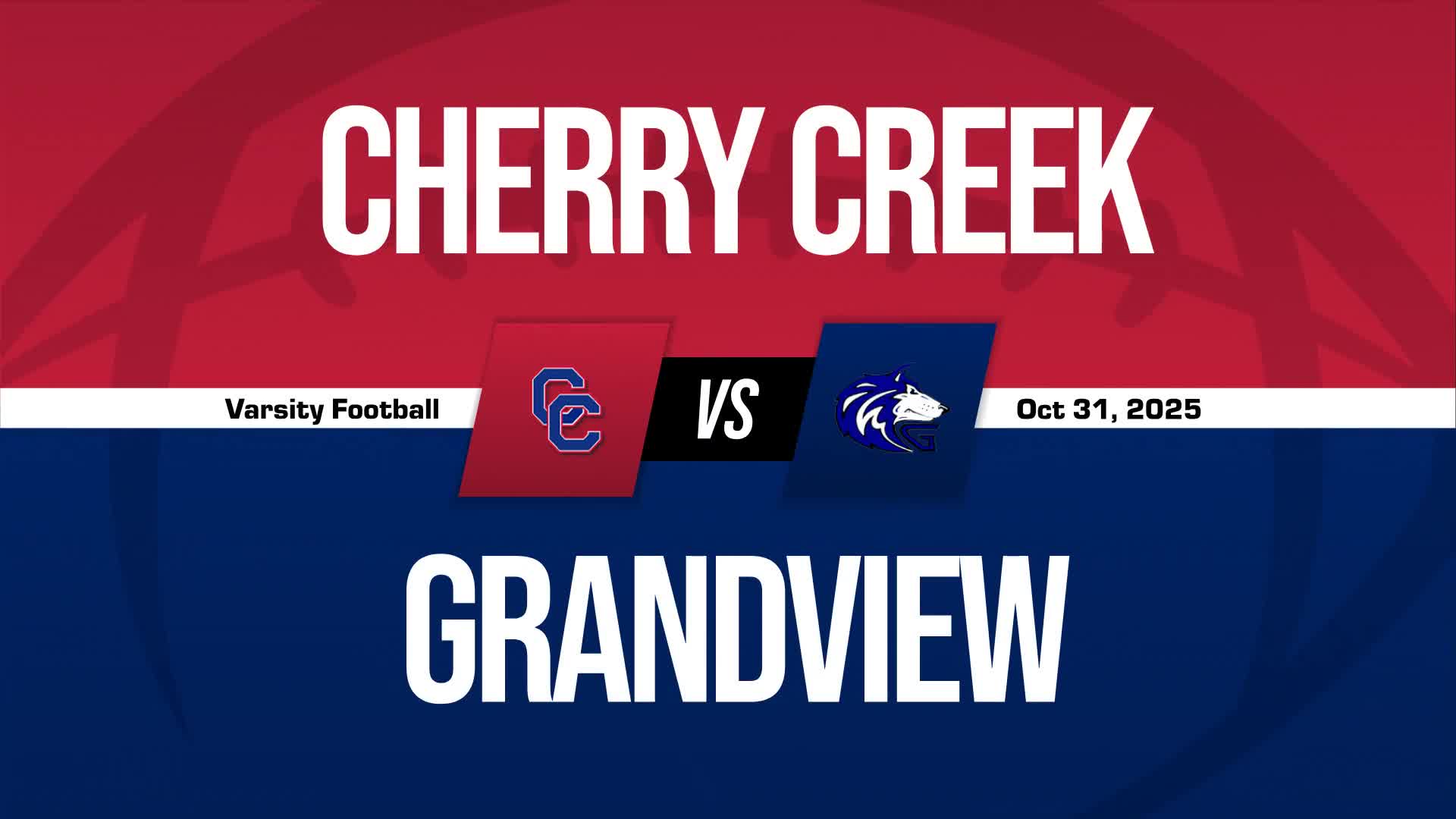 Football Recap: Cherry Creek's  Win  on Friday Extends Winning Streak to 24 + How To Watch