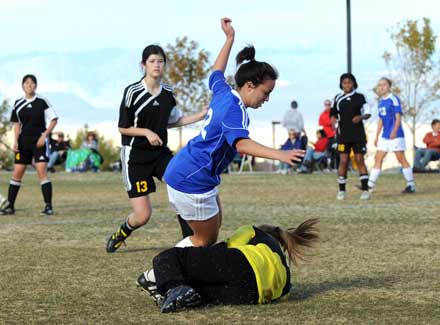 Alyssa Rodriguez scored the big goal for Green Valley to win a state title.