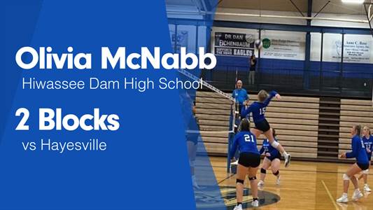 Olivia McNabb Game Report: vs Cherokee