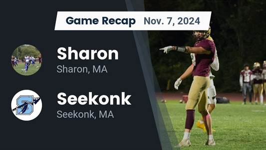 Football Recap: Sharon Comes Up Short
