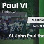 Football Game Recap: Saint John Paul the Great Catholic vs. Paul