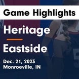 Heritage takes loss despite strong efforts from  Trinitee Brown and  Danica Fuller