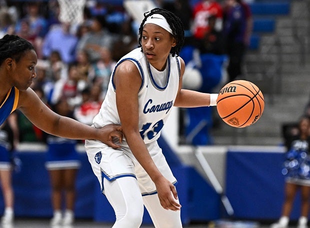 Conway's Chloe Clardy is the MaxPreps Arkansas Player of the Year for the second straight season. The Stanford commit led the Wampus Cats to the 6A title. (Photo: Ted McClenning)