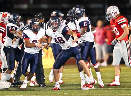 No. 12 Allen has plenty to be fired up about, with a last-second victory to stay undefeated.