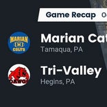 Football Game Recap: Marian Catholic vs. Tri-Valley Bulldogs