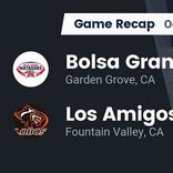 Football Game Recap: Bolsa Grande Matadors vs. Los Amigos Lobos