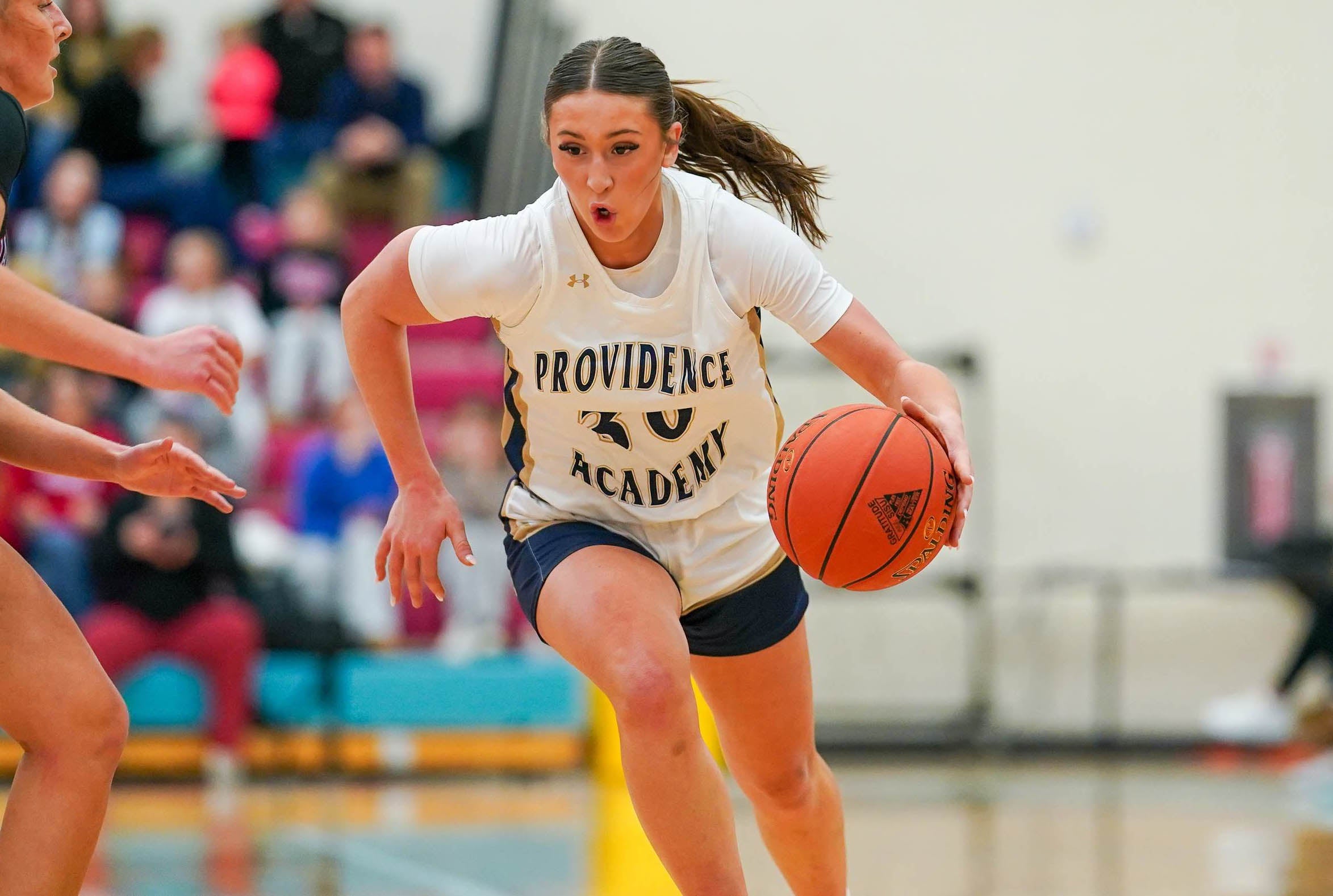 Providence Academy standout Maddyn Greenway broke the state scoring mark Friday in a 97-60 victory. The Kentucky commit averages 36 points per game and has a chance to move into third place on the national career scoring list. (FILE PHOTO: David Feyen)