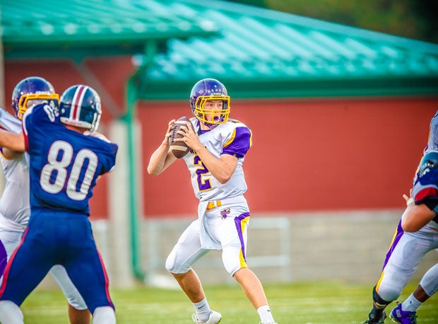 Bellevue West quarterback Evan Kieser throws against North Star. The Thunderbirds are set to square off against Omaha Burke later in October in a must-see contest.