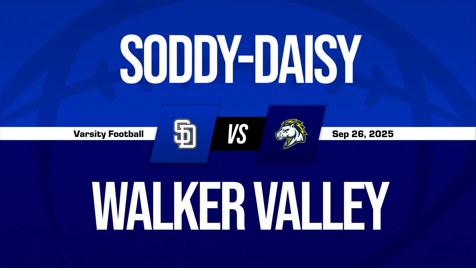 Football Recap: Walker Valley's  Victory  on Friday Extends Winn
