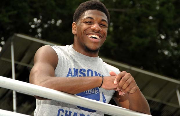 For Ansonia, Conn., junior running back Arkeel Newsome and his Charger teammates, it's been all smiles for his first two seasons. The next two years could present the challenge of a lifetime: Gunning for the nearly 60-year-old national career rushing yardage record.