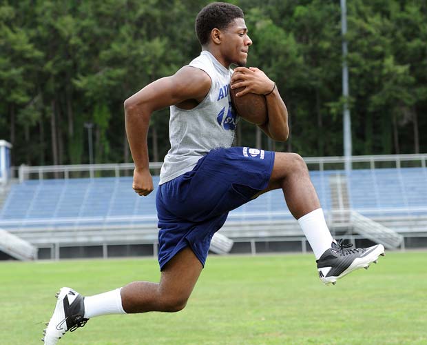 Newsome, who some suspect gets his blazing sprinter's speed from his Jamaican heritage, scored 22 of his 58 touchdowns last season on runs of 50 or more yards.