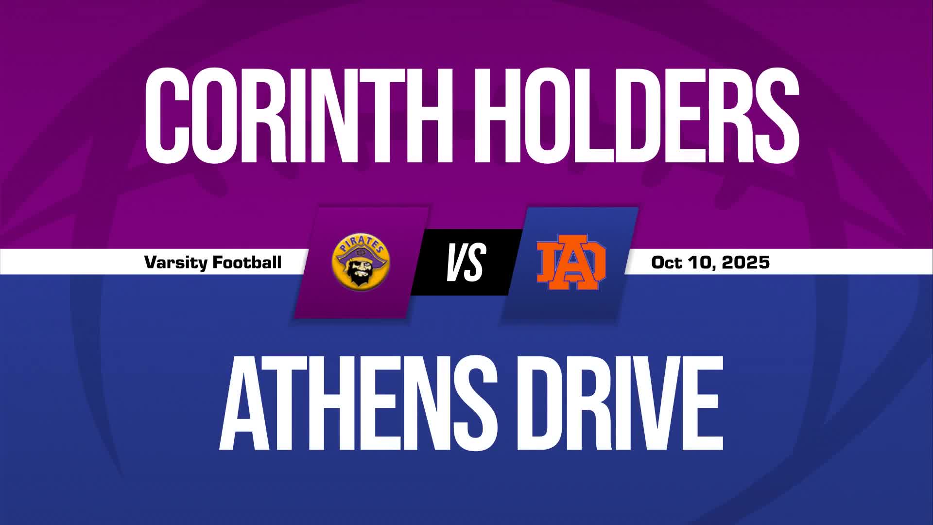 Football Recap: Corinth Holders Comes Up Short