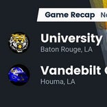 Football Game Recap: University Lab vs. Vandebilt Catholic