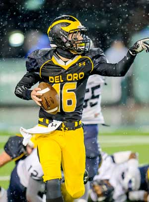 Michael Moore is a pocket passer for Del Oro.
