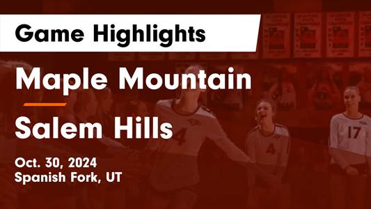 Volleyball Recap: Maple Mountain Takes Down Box Elder in a Playoff Battle
