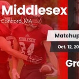 Football Game Recap: Groton School vs. Middlesex