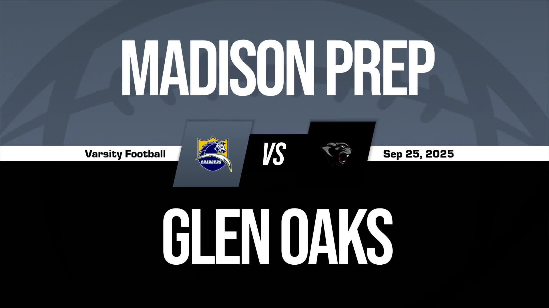 Football Game Preview: Glen Oaks Panthers vs. Parkview Baptist Eagles
