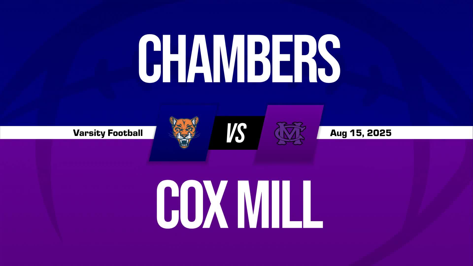 Football Recap: Chambers Starts off Right with Win over Clover