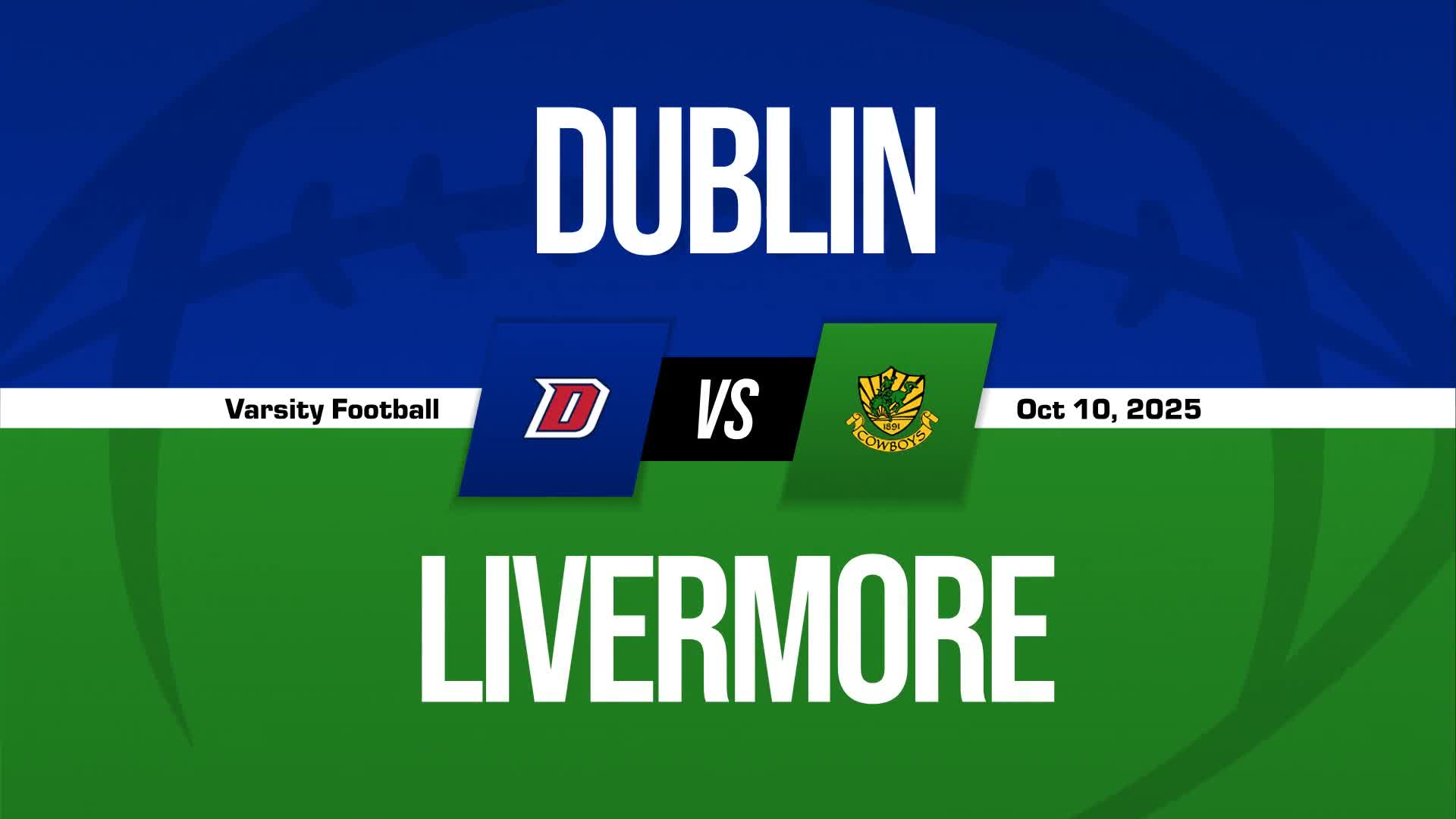 Football Recap: Christian Acuna Leads Dublin's Defense  on Friday + How To Watch